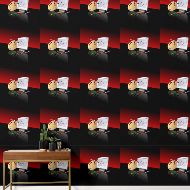 Graphic Art Wallpaper (Hallway)