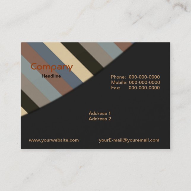 Graphic Artist Business Card (Front)