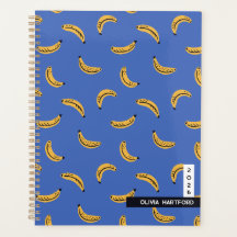Graphic bananas - tropical fruit personalized name