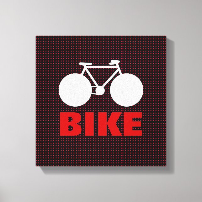 graphic bike decorative art canvas print (Front)