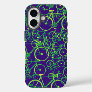graphic bikes cool pattern iPhone 16 case