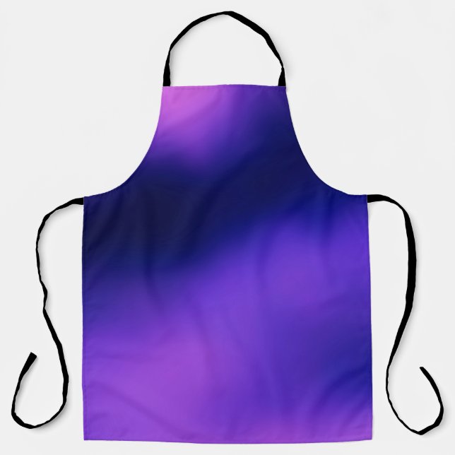 graphic blur modern texture colorful abstract digi apron (Front)