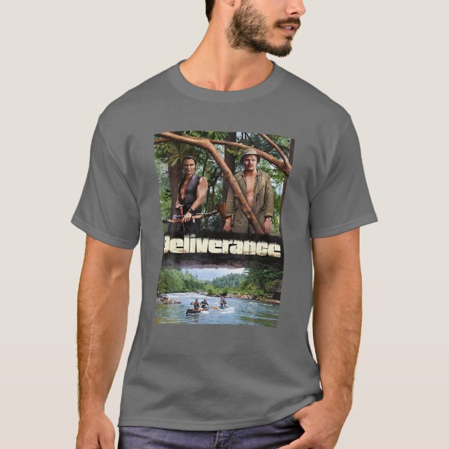 Graphic Deliverance Movie Scenes Characters Cover T-Shirt (Front)