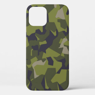 Graphic design Camo green iPhone 12 Case