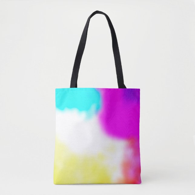 graphic design digital blur background texture col tote bag (Front)