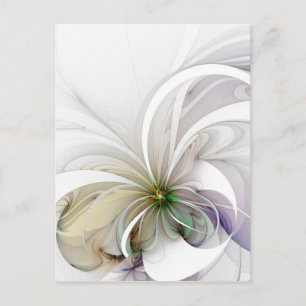 Graphic Design Flower Postcard