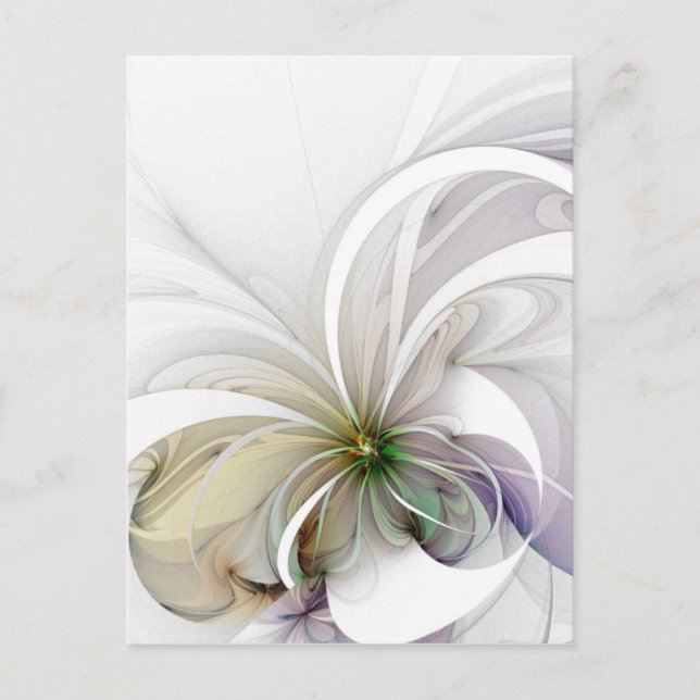 Graphic Design Flower Postcard (Front)
