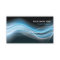Graphic Designer Business Card blue white wave