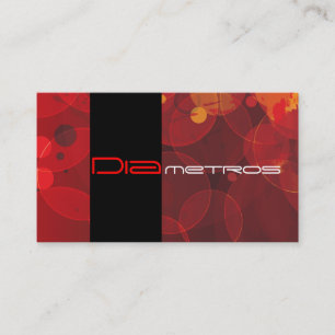 Graphic designer circles custom business card
