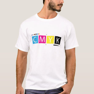 Graphic Designer CMYK Pre-Press Colours T-Shirt