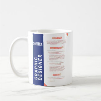 Graphic Designer Niche Mug: Sandra / Coffee Mug