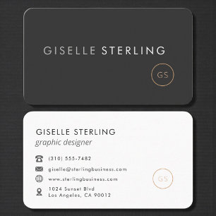 Graphic Designer Professional Business Card