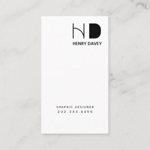 Graphic Designer Web Developer Modern Card