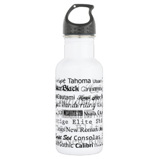 Graphic designers dream 532 ml water bottle