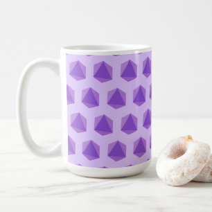 Graphic Dice Lavender Coffee Mug