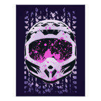 Graphic Dirt Bike Helmet