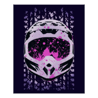 Graphic Dirt Bike Helmet