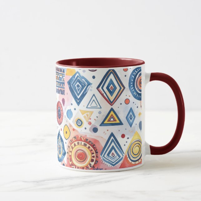 Graphic Ethnic Motive Mug (Right)