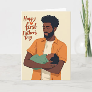 Graphic Fathers Day First Card