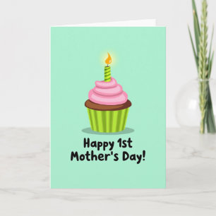 Graphic First Mothers Day Card