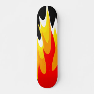 Graphic Flame Skateboard