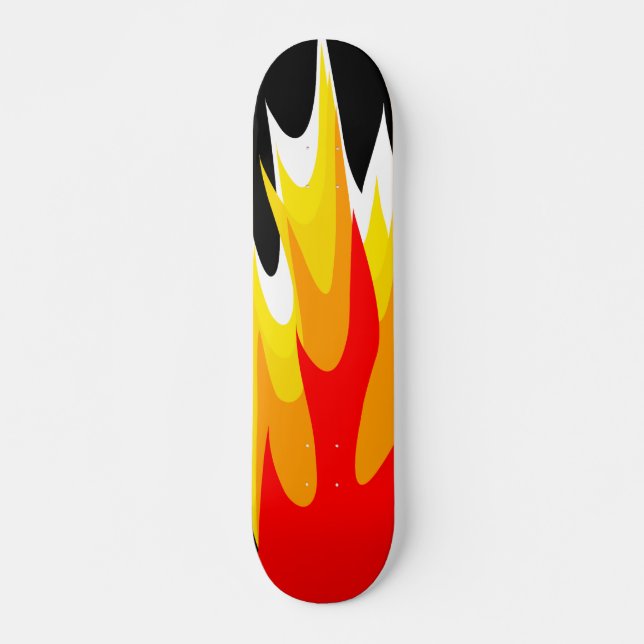 Graphic Flame Skateboard (Front)