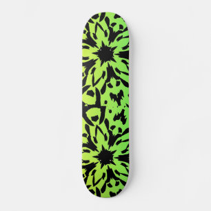 Graphic Flower Skateboard