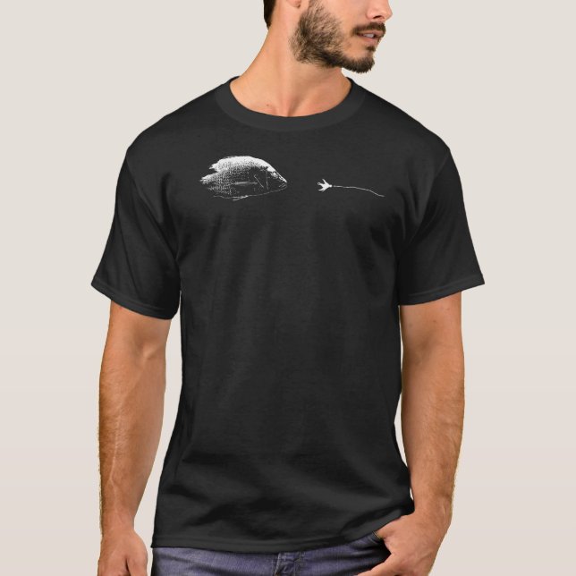 Graphic Fly Fishing Hook Line  Fish Snapper  1 T-Shirt (Front)