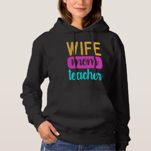 Graphic for Mama Homeschool Wife Mom Teacher Hoodie