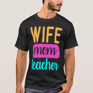 Graphic for Mama Homeschool Wife Mum Teacher T-Shirt
