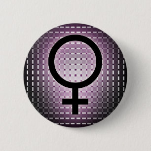 Graphic for Womens day 6 Cm Round Badge