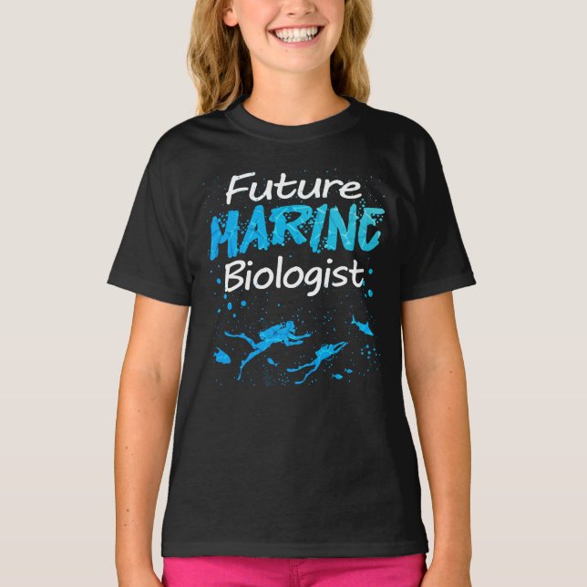 Graphic Future Marine Biologist T-Shirt (Front)