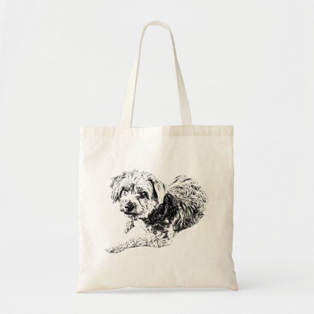 Graphic Grace of a Watchful Friend Tote Bag (Front)