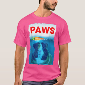 Graphic Guinea Pig Design PAWS Vintage Carrots Art T-Shirt