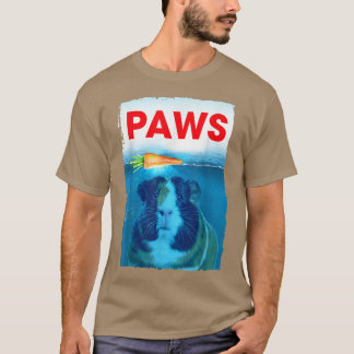 Graphic Guinea Pig Design PAWS Vintage Carrots Art T-Shirt