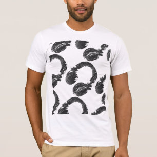 graphic headphones T-Shirt