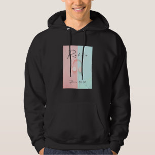 Graphic Inspirational Relax Short Sleeve Comfort Hoodie