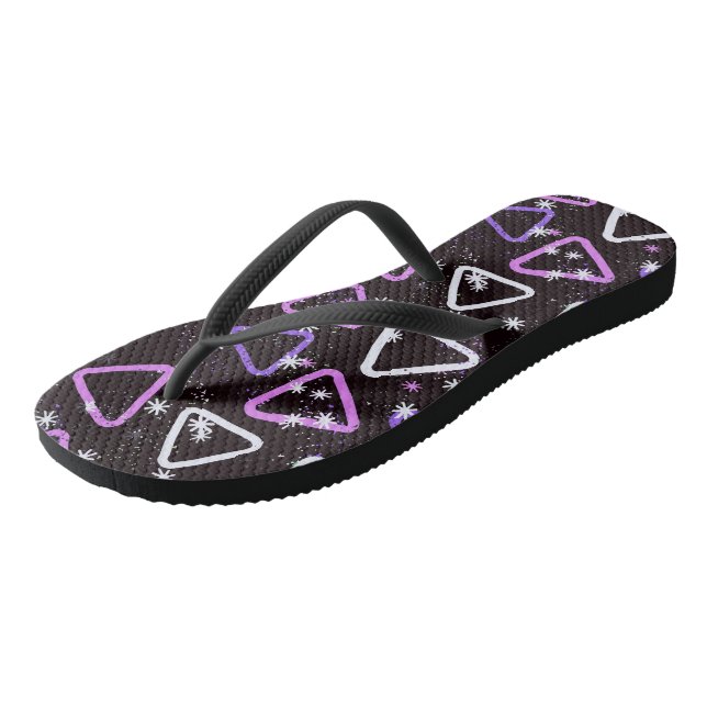 Graphic  jandals (Angled)