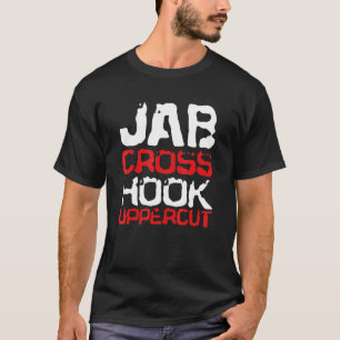 Graphic Jiu Jitsu Apparel Jab  Cross  Hook  Upperc T-Shirt