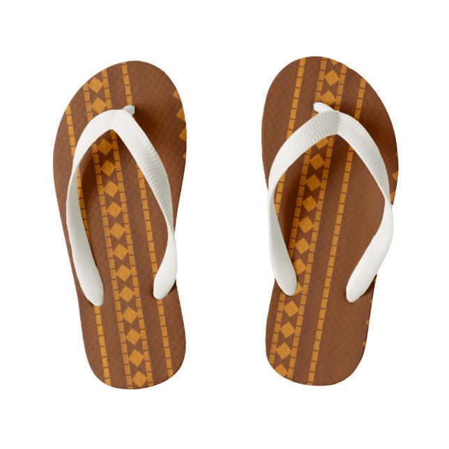 Graphic  kid's jandals (Footbed)