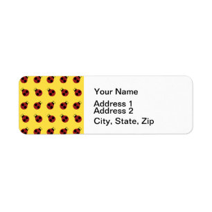 Graphic Ladybug Retro Yellow