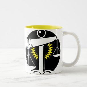 Graphic Libra Scales Two-Tone Coffee Mug