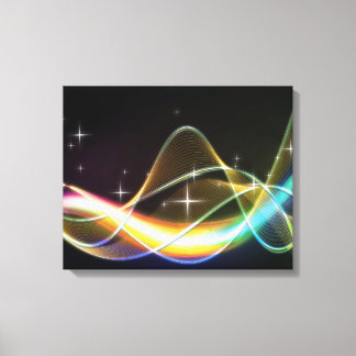 Graphic Lights 4 Wrapped Canvas