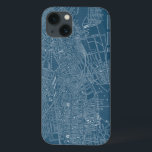Graphic Map of Boston iPhone 13 Case<br><div class="desc">Maps & Blueprints</div>