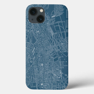 Graphic Map of Boston iPhone 13 Case