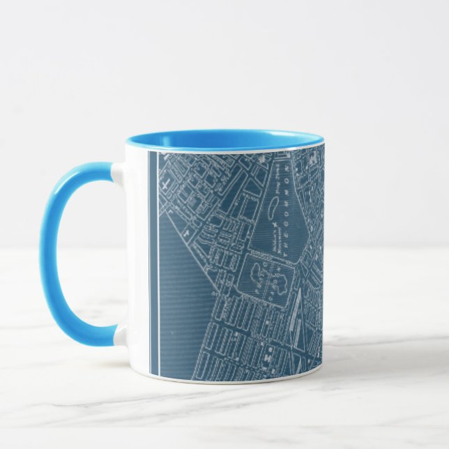 Graphic Map of Boston Mug (Left)