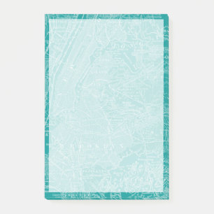 Graphic Map of New York Post-it Notes