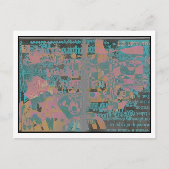 Graphic Mess Holiday Postcard (Front)