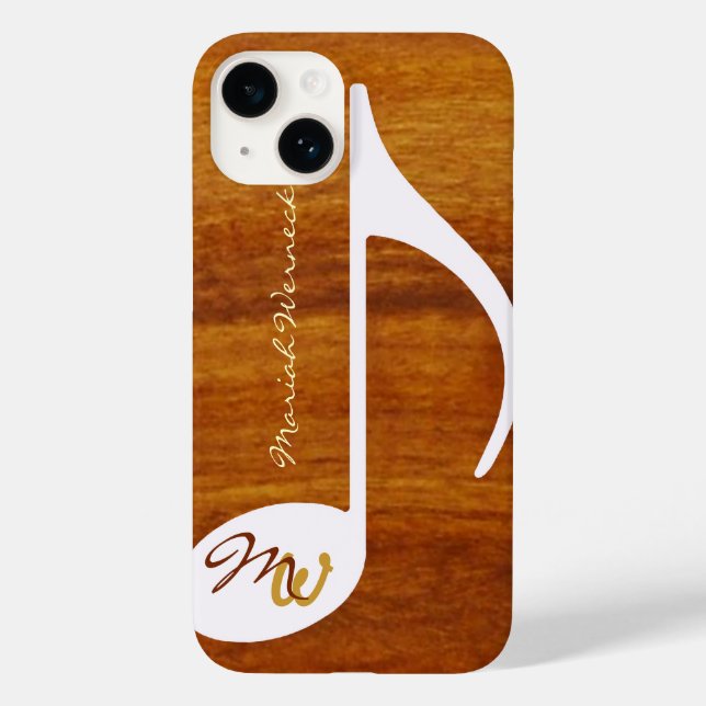graphic music wood style Case-Mate iPhone case (Back)