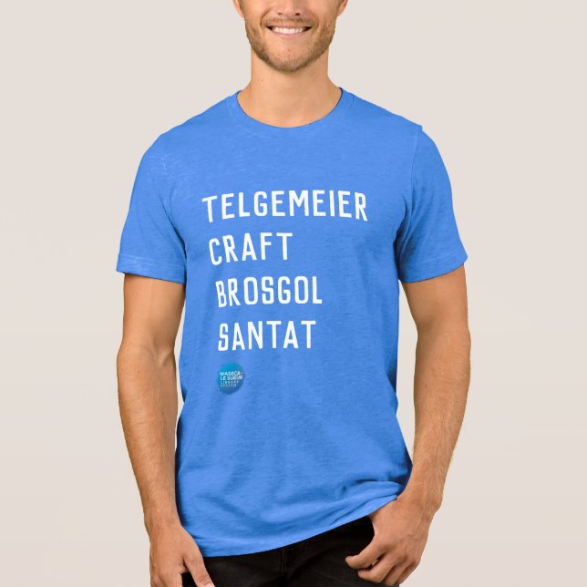 Graphic Novel Authors T-Shirt Tri-Blend Shirt (Front)